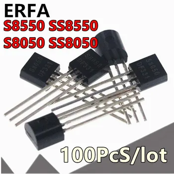 100tk/palju S8050 S8050D S8550 S8550D SS8550D SS8550 SS8050 SS8050D TO-92 võimsus transistori