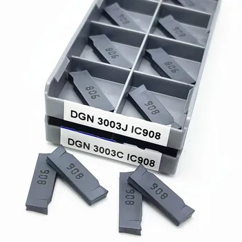 10TK DGN3003J / 3003C IC908 Kõrge kvaliteedi CNC karbiid sisesta sooni vahend DGN 3003J IC908 lõikamise tööriist treipingi osad tööriist