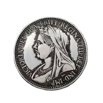 1951 Elizabeth Mündi Briti Kuninganna Hobune Mõõk Mündi Rüütel Mündi Kodu Kaunistamiseks Mälestus Kogumise Müntide Käsitöö