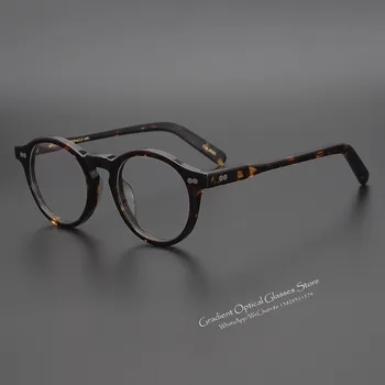 2021 uus originaal kvaliteedi MILTZEN retro optilised prillid atsetaat ring prillid raamiga meeste ja naiste lühinägevus lugemine prillid