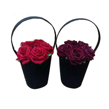 2022 Uus Disainer Käekotis Naiste Kott Vintage Stiilis Lilled Kopp Kotid punane roos Õhtul Kott