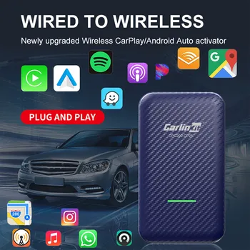 2In1 OTA Online Upgrade Carlinkit 4.0 Traadiga ja Traadita CarPlay Adapter Android Auto Dongle Auto Multimeedia Mängija Activator 0