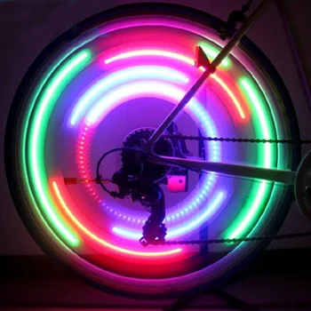 3 Režiimi Valgustus LED Neoon Ratta Rääkis Kerge Veekindel Värvi Jalgrattaga Ohutus Hoiatus Kerge Jalgrattasõit Kerge Jalgratta Tarvikud