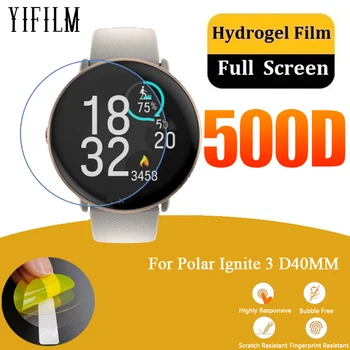 3tk TPÜ Screen Protector Polari Süüdata 3 Ignite3 D40mm Pehme Hüdrogeeli Film Smartwatch HD Selge kaitsekile Mitte Klaas