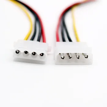 50cm 10tk/1.5 jalga IDE 4 PIN Molex Toide Mees, et IDE-4 PIN Molex Naine Jack Laiendamine Adapter Connector Cable