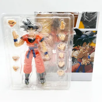 Anime Dragon Ball Z Super Son Goku SHF Joonis Vallasvara Ühiselt Goku PVC Tegevus Figuriin Mänguasjad