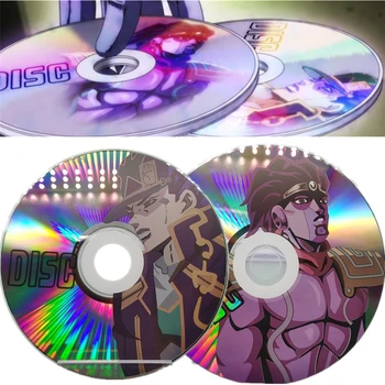 Anime JoJo ' s Bizarre Adventure Kujo Jotaro Seista Platinum Star Cosplay Plaadi CD Prop Tarvikud Mänguasi Kingitus