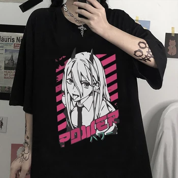 Anime Mootorsae Mees Power Graafiline Teesunisex Camiseta 90S