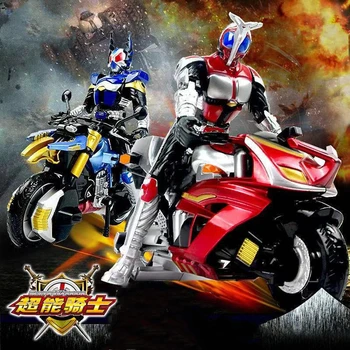 Anime Ultraman Kamen Rider Tegevus Arvandmed Mootorrattad Võitlus Sõidukite Komplekti Mänguasjad, Laste Kingitused Reklaami Mudelid
