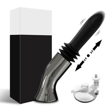 Automaatne Üles-Alla Massager Sex Machine Teleskoop Dildo Vibraator G-Spot Vajutame Ülestõstetav Tupe Mänguasi Naiste Masturbatsioon