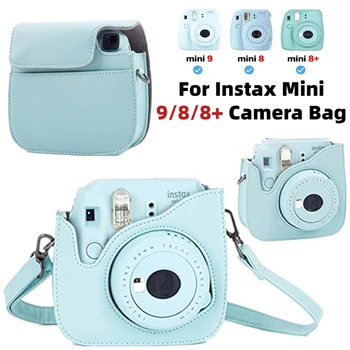 Eest Polaroid Kaamera Fujifilm Instax Mini 8 8+ 9 Classic Retro PU Nahk Kaamera Rihm, Kott Juhul Kata Kott Protector