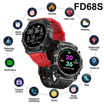 FD68S Smart Watch tervisespordi-Tracker Käevõru Südame Löögisagedus, vererõhu Seire Smart Käepaela Mehed Naised Android ja IOS