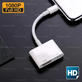 Iphone HDMI-Ühilduva Täis-HD-Audio-Video Adapter AV Converter For iPhone 13 12 XS-XR-X 8P 7 iPad iPod TV Ekraan