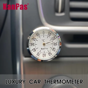 KANPAS Luksus hygrometer ja mini Temperatuuri andur auto ja mootorratas / Kvaliteedi Termomeeter /Celsius Fahrenheiti saadaval