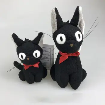 Kawaii Must Kass 11Cm Võtmehoidja Palus Mänguasjad Nukk Armas Kõrge Kvaliteedi jõulukinke Poisid Tüdrukud Sõbrad Kaunistada Lasteasutused 0