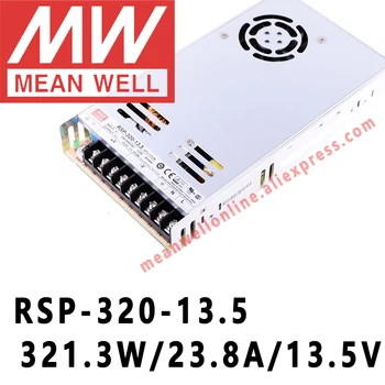 Keskmine Hästi RSP-320-13.5 meanwell 13.5 VDC/23.8 A/321W Ühe Väljundi PFC Funktsioon Toide poe