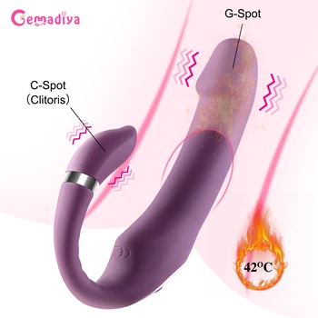 Kütte-Dildo Vibraator G Laigud Vibraatorid Tupe ja Kliitori Stimulaator Masturbator Anal Sex mänguasjad, naiste täiskasvanud erootiline 10 Kiirused