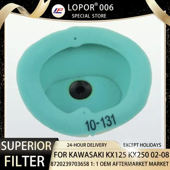 Lopor Dual-Stage Foam Air Filter Off-Road Mootorrataste jaoks KAWASAKI KX125 KX250 2002-2008 KX 125 250 8720239703658