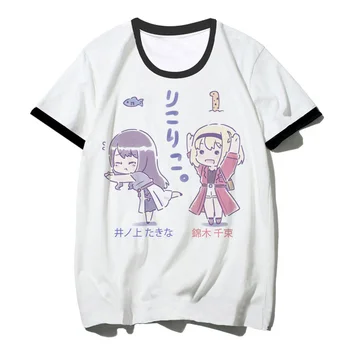 Lycoris Tagasipõrge riided mees 2022 jaapani naljakas anime grunge t-särk tshirt paar riideid