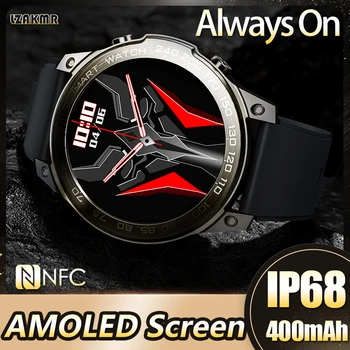 LZAKMR UUS DM50 Väljas Smart Watch Mees 1.43 Tolline AMOLED Ekraan Alati IP68 Veekindel Smartwatch NFC 400mah 12 Päeva Ooterežiimis