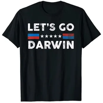 Lähme Darwin USA Lipu Vintage T-Särk Kohandatud Tooteid