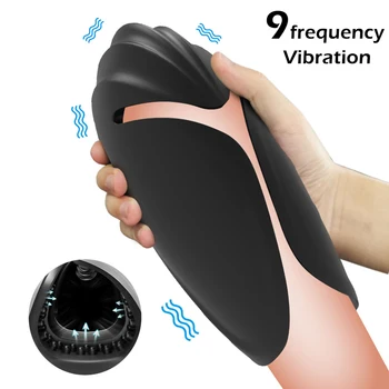 Mees Masturbator Vibraator Peenise Viivitus Treener Lükata Ejakulatsiooni Suulise Haripunkti Glans Stimuleerida Massager Täiskasvanud Sugu Mänguasi Meestele