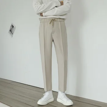 Meeste Ülikond Püksid Slim korea Fashion Juhuslik Klassikaline Meeste Pintsak Püksid Vintage Asukoht Pantalon Homme Elegantne Meeste Ametliku Püksid