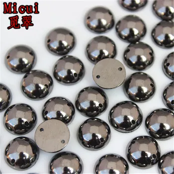 Micui 10mm 100TK Ring Kive Õmble Akrüül-Kristallid Kivi Õmblemine Flatback Appliques jaoks, Käsitöö, Riided MC734