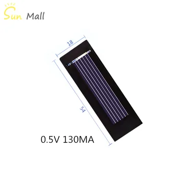 Mini Polü päikesepaneel 0,5 V 130MA DIY käsitöö fänn kork