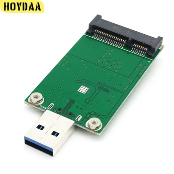 mSATA, et USB 3.0 Adapter mSATA SSD Lugeja 50mm Mini SATA Converter nagu Kaasaskantav Flash Väline kõvaketas PCIe Solid State Drive