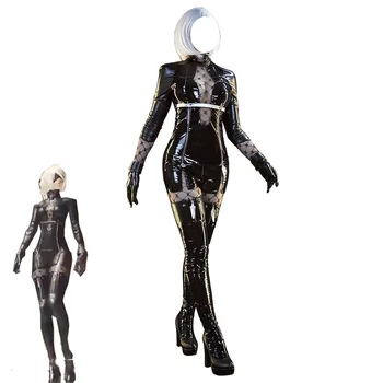 Mäng Cosplay NieR:Automaatide 2B Bodysuit YoRHa Nr 2 B-Tüüpi Naiste Kostüüm Halloween MOD Kostüüm NieR Automaatide