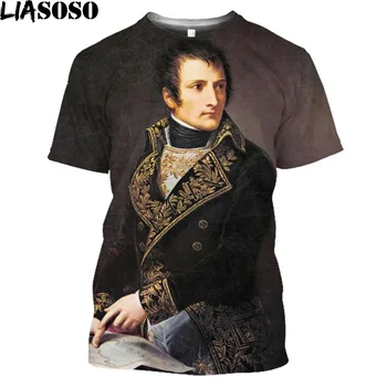 Napoleone Buonaparte Graafiline T-Särgid Meestele, Naistele, Unisex Prantsuse Lipu Vabaaja Harajuku Särk Napoleoni Impeeriumi Ülepaisutatud T-Särk