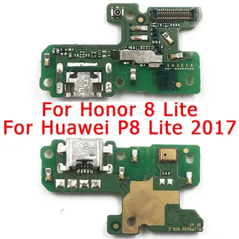 Originaal USB Tasu Juhatuse Huawei P8 Lite 2017 Laadimine Sadamas Au 8 Lite PCB Dock Connector Flex Asendamine Varuosad