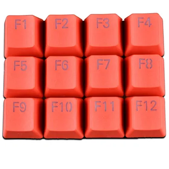 PBT-Taustavalgustusega Keycaps F1~F12 12 Keyset Cherry MX-Klahvi Caps Koos Keycaps Pulller Jaoks MX Lülitid Taustavalgustusega Mechanical Gaming Keyboard