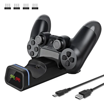 Ps4 laadimisjaama Playstation 4 Töötleja Dual Laadijad Juhtnuppu Seista Toetust 4 Micro-USB-Mäng Tarvikud
