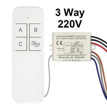 QIACHIP 2-Tee AC 220V Digitaalne RF Wireless Remote Control Lüliti LED Lamp on/OFF laeventilaator Paneeli Kontroll-Lüliti