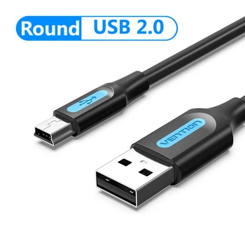 Sekkumise teel Mini USB Kaabel USB 2.0 Mini USB Kiire Laadija Data Kaabel MP3 MP4-GPS ja Digitaalne Kaamera, Auto DVR Kõvaketas USB-Kaabel