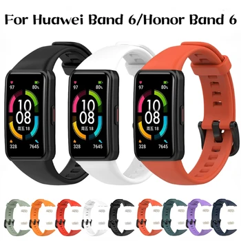 Silikoonist Rihm Jaoks Huawei Band 6/Honor Band 6 Originaal Smart Sport Asendamine Käevõru Käepaela eest Huawei Band 6 Pro Correa