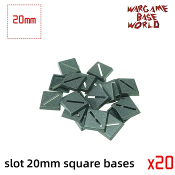 sõjamängud baasi maailmas - ava 20mm square alused 0