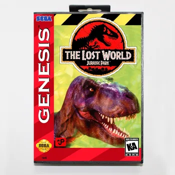 The Lost World Jurassic Park Mäng Kassett 16 bit MD Mäng Kaardi Retail Box Sega Mega Drive Jaoks Genesis