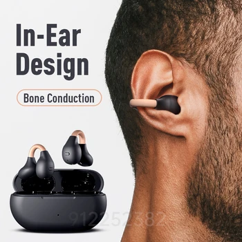 Traadita Kõrva-Klamber Luu Juhtivus Kõrvaklapid fones Bluetooth-5.3 Kõrva-Klamber Kõrvas Kõrvarõngas sport kõrvaklapid täiesti uued konksud koos Mic