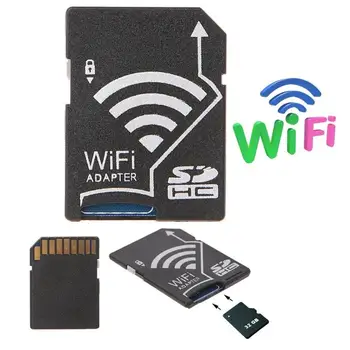 Traadita WiFi SD Mälukaart TF Flash-Kaart, SDHC-Mälukaart Flashair Sd-Kaart, WIFI, Micro SD Kaardi Adapter Kaamera Canon Kaardi Jagamine