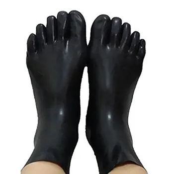 Unisex lateks kinnismõte sokk kummist 5 varbad sokid lühike sokk Nahk varvaste suurus S,M,L