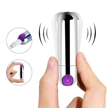 USB Laetav Mini Bullet Vibraator 10 Kiirus Veekindel G-spot Naise Kliitori Stimulaator Anal Vibraator Täiskasvanud Sugu Mänguasi