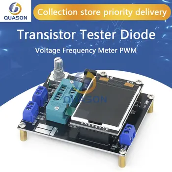 Uue Versiooni GM328A Transistori Tester Dioodi Mahtuvus ÖKOLOOGILISES Pinge Sagedus Mõõteseade PWM Ruut, Laine, Signaal, Generaator, Jootmine