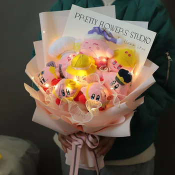 Uus Kawaii Star Kirby -, Plüüš-Mänguasi Anime Multikas Loominguline Plushie Roosa Lille Kimp Kodu Kaunistamiseks Sünnipäeva Kingitused Sõbranna