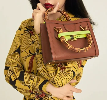 UUS Naiste Kott Luksus Brändi Daamid õlakott Casual Fashion Käekott Bambusest Tassima Kotid Messenger Bag 2021Female Kott