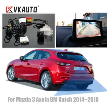Vkauto tahavaate Kaamera Mazda 3 Mazda3 Luukpära BM BN 2014~2018 Tööd Tehases Ühik Backup Reverse Parkimine Fish Eye CAM