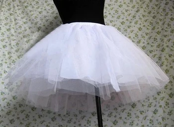 Vägivaldne Gooti Barokk Rokokoo Lolita Alumine Seelik Must/Valge Petticoat Princess Tutu Organza Crinoline Alusseelikud
