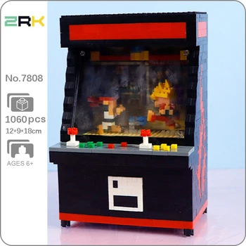 ZRK 7808 Mänguväljak Võitlus Video Mängu Masin Lahing Nukk 3D Mudel Mini Diamond Plokid, Tellised Hoone Mänguasi Lastele nr Box